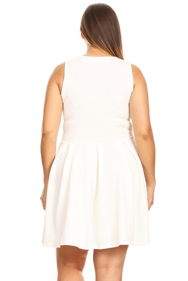 Crystal Fit and Flare Dress, , alternate image number 6