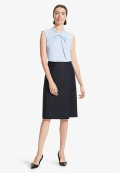 Logan Skirt - Sharkskin :: Ink