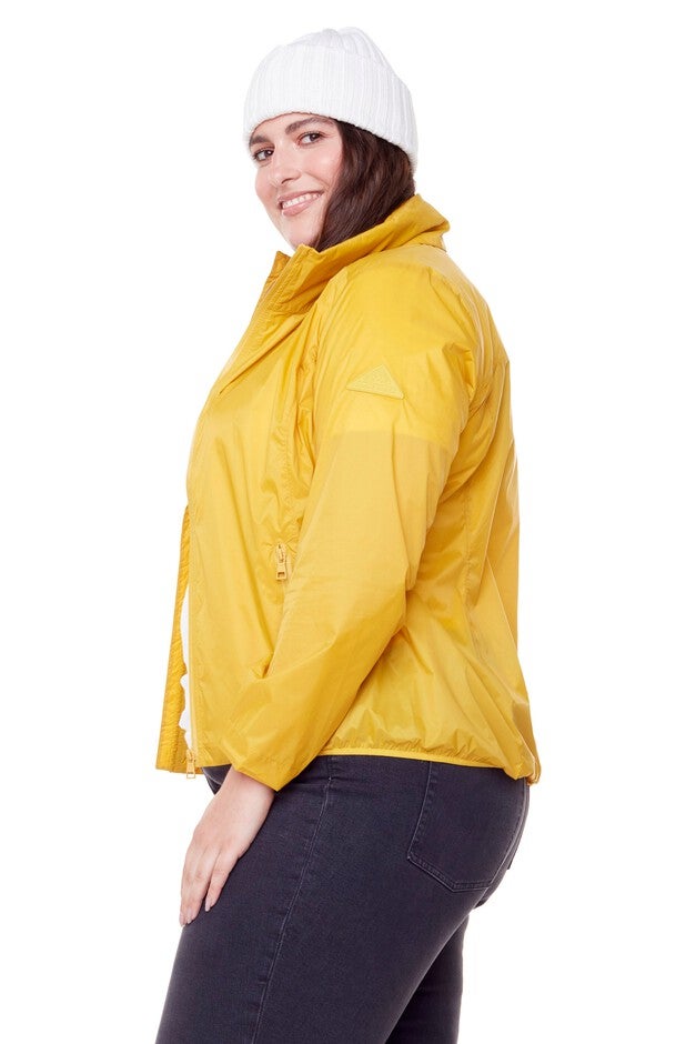 Women's Plus Size - PELLY | Recycled Ultralight Windshell Jacket, Yellow / Yellow, hi-res image number 0