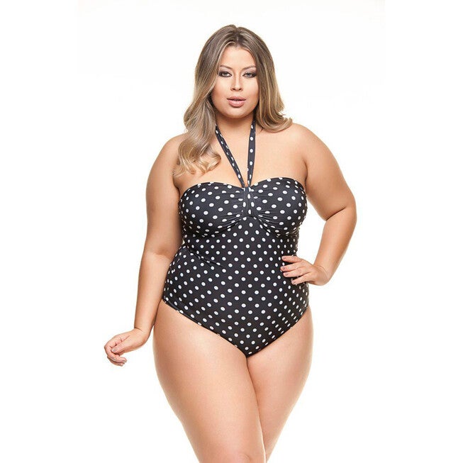 Strapless Swimsuit With New Padded Cup, Black / Black, hi-res image number null