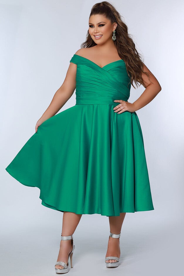PERFECTLY POSH PARTY DRESS, Emerald / Kelly Green, hi-res image number null