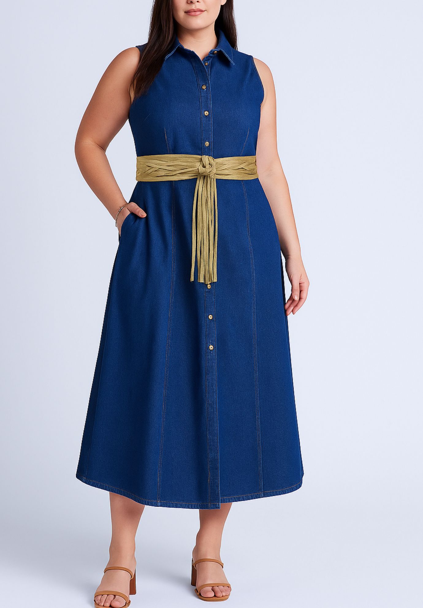 Zoe Belt, Taupe / Taupe, alternate image number 1