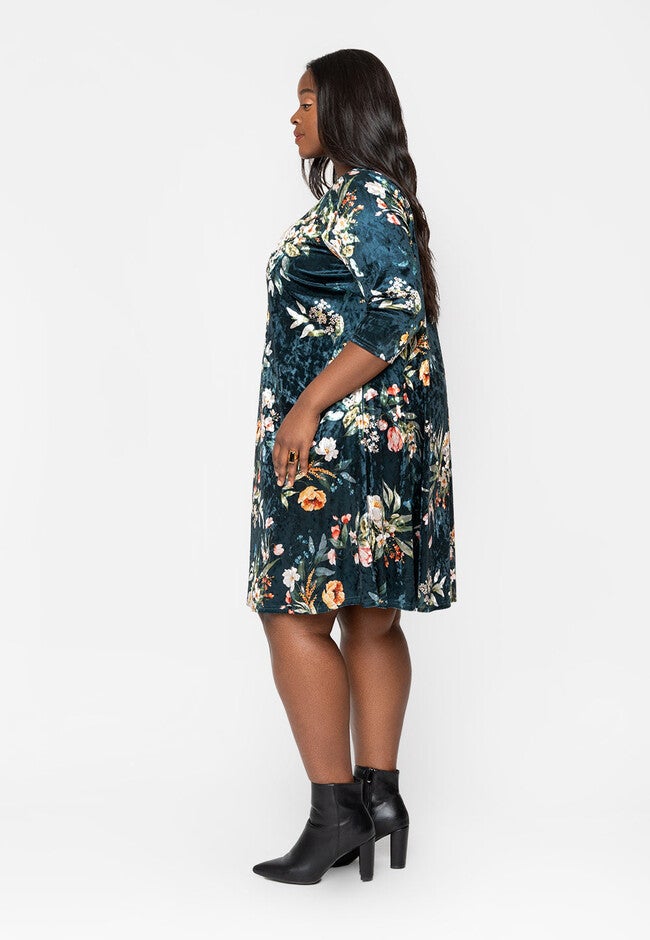 Melanie Dress, Multi / Quetzal Green, alternate image number 1