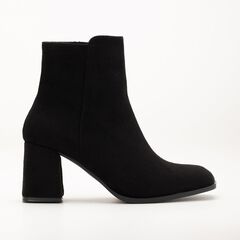 NADINE - BLACK SUEDE ANKLE BOOTS