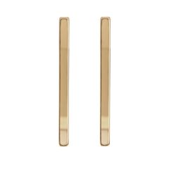 Large Stick Earrings Gold