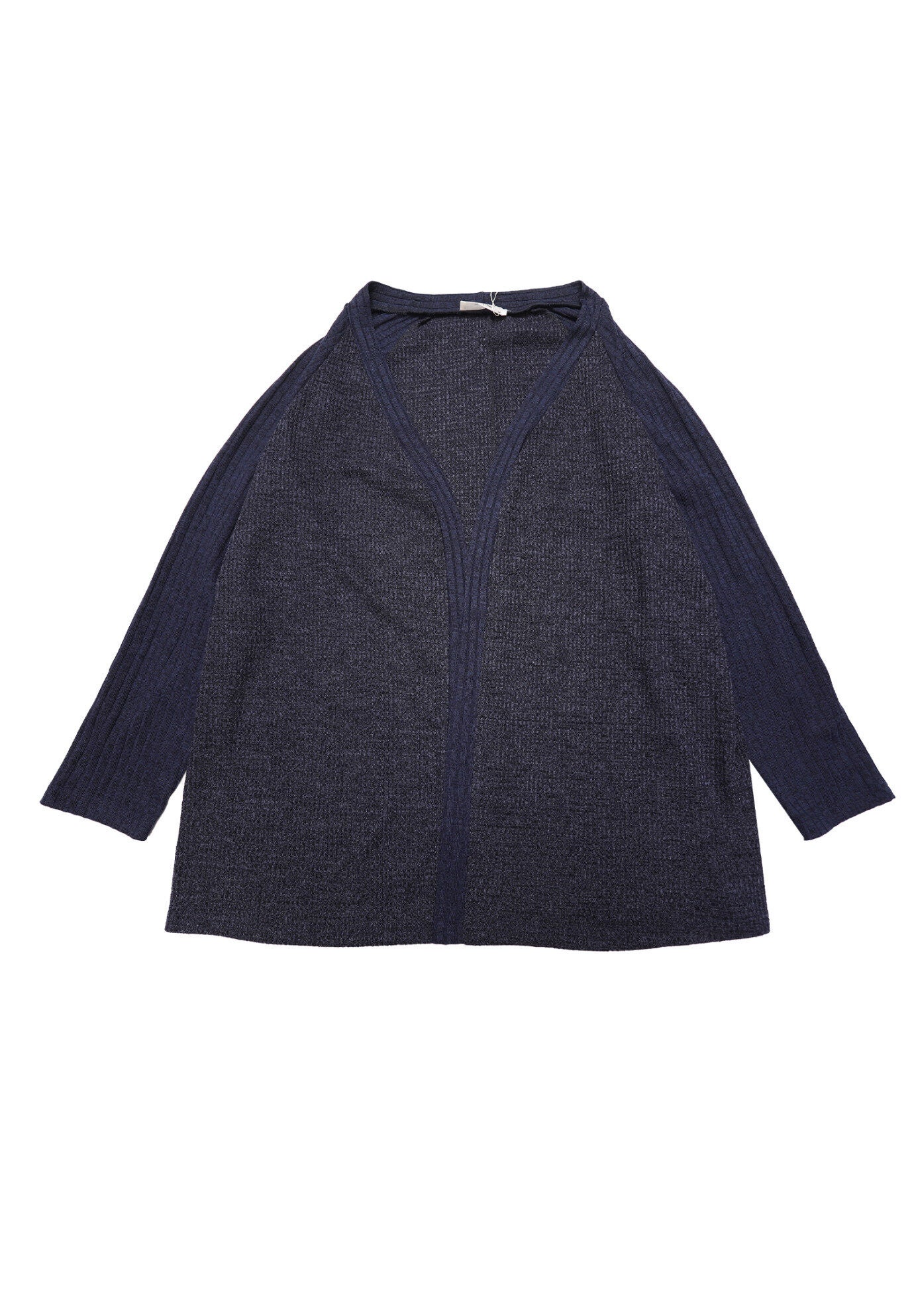 Open Front Casual Midi Sweater Cardigans, Dark Blue / Navy, hi-res image number 0