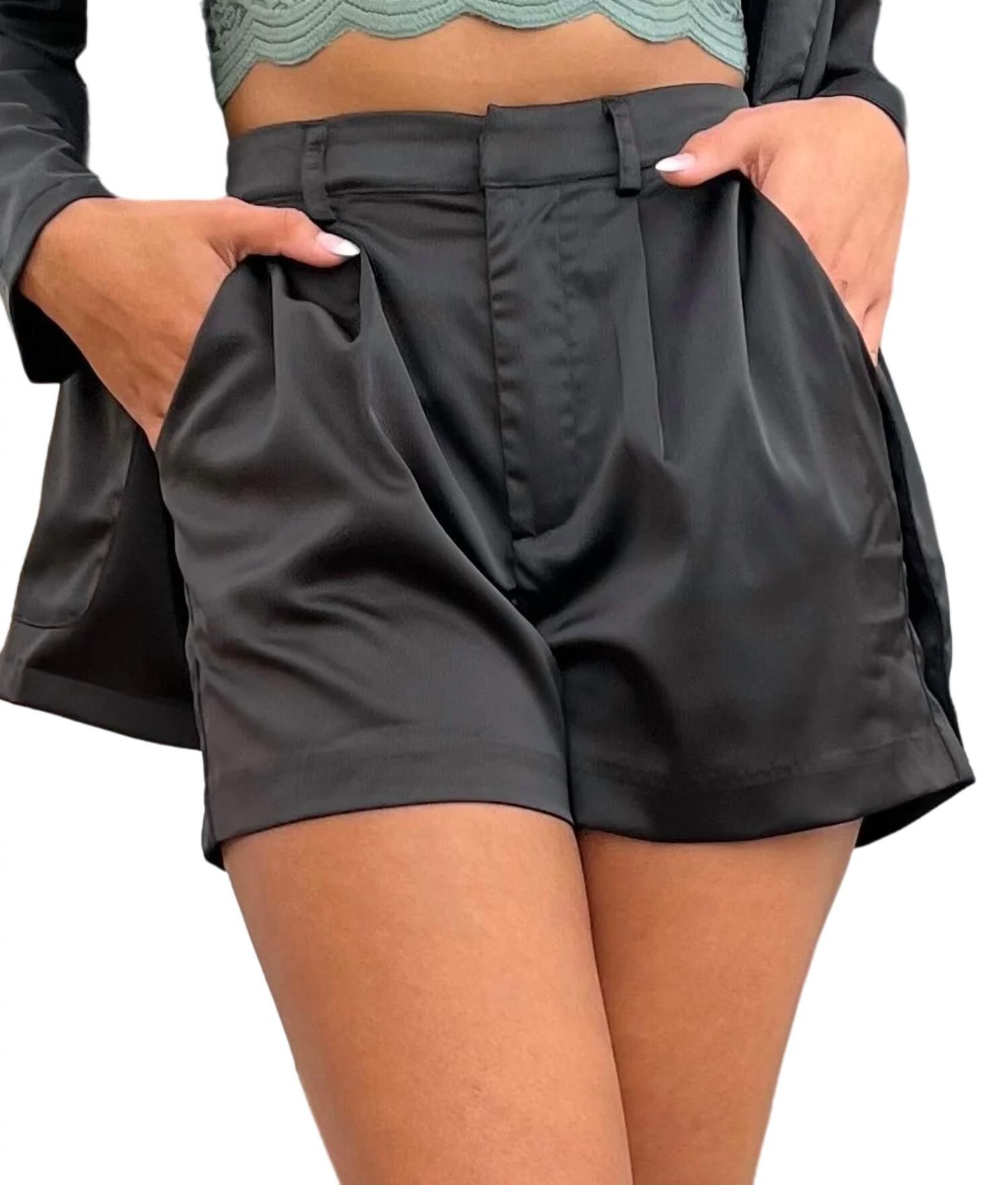 All Of The Lights Shorts In Black, Black / Black, hi-res image number 0