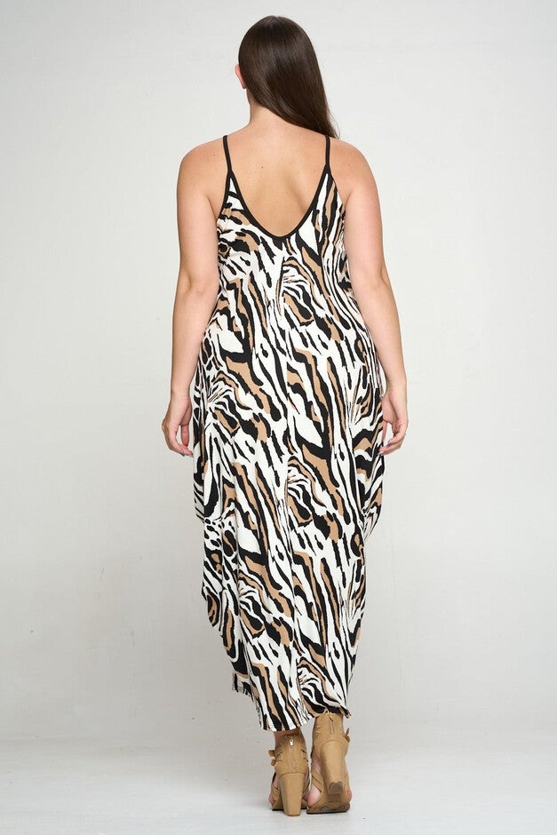 TIGER STRIPE DRESS, , alternate image number null