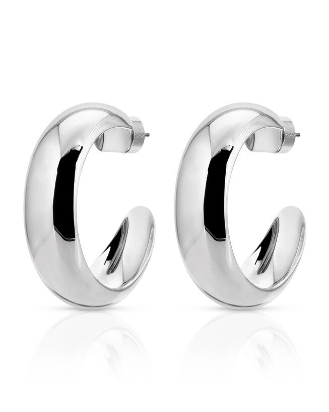 Simone Hoops Silver, Silver / Silver, hi-res image number null