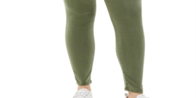 Celebrity Pink Women's  Denim Skinny Fit Ankle Jeans Green  14, , alternate image number 3