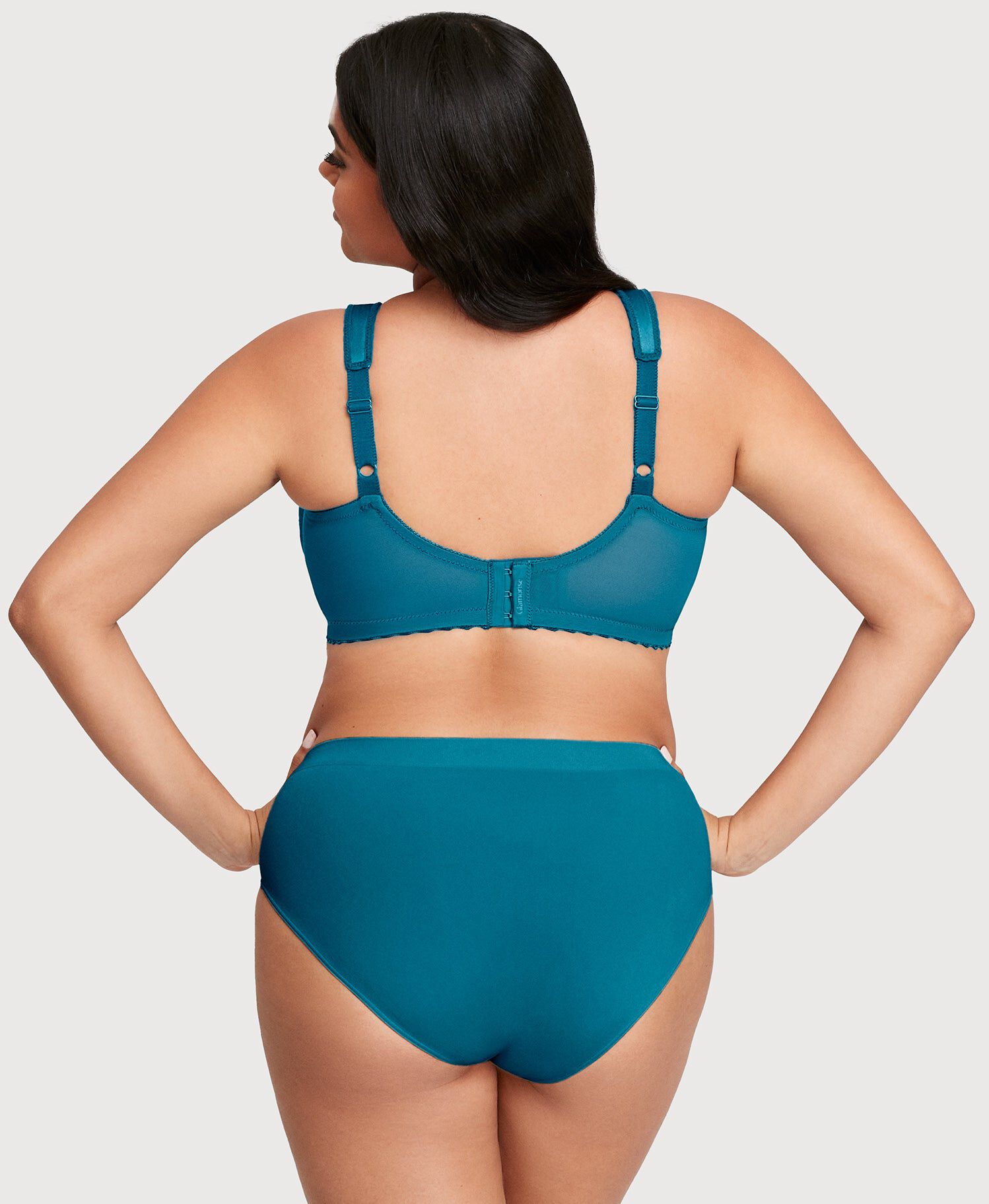 MagicLift Original Support Bra, Dark Teal / Turquoise, alternate image number 3