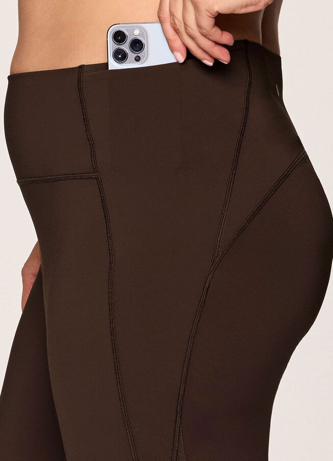 Step It Up Tech Flex Legging, Dark Brown / Brown, alternate image number 1
