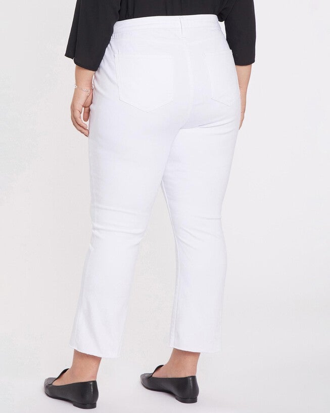 Slim Bootcut Ankle, Optic White / White, alternate image number 1