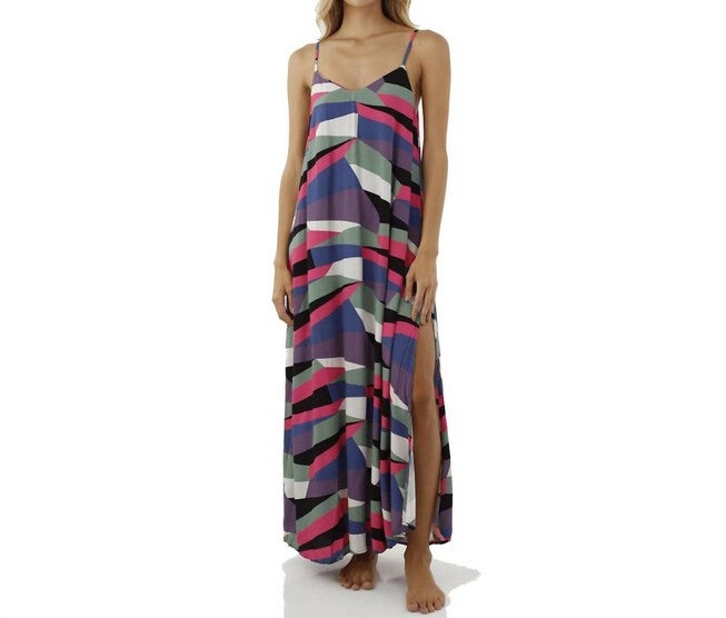 COSMIC MAXI DRESS IN MULTI, Multi / Purple, hi-res image number 0