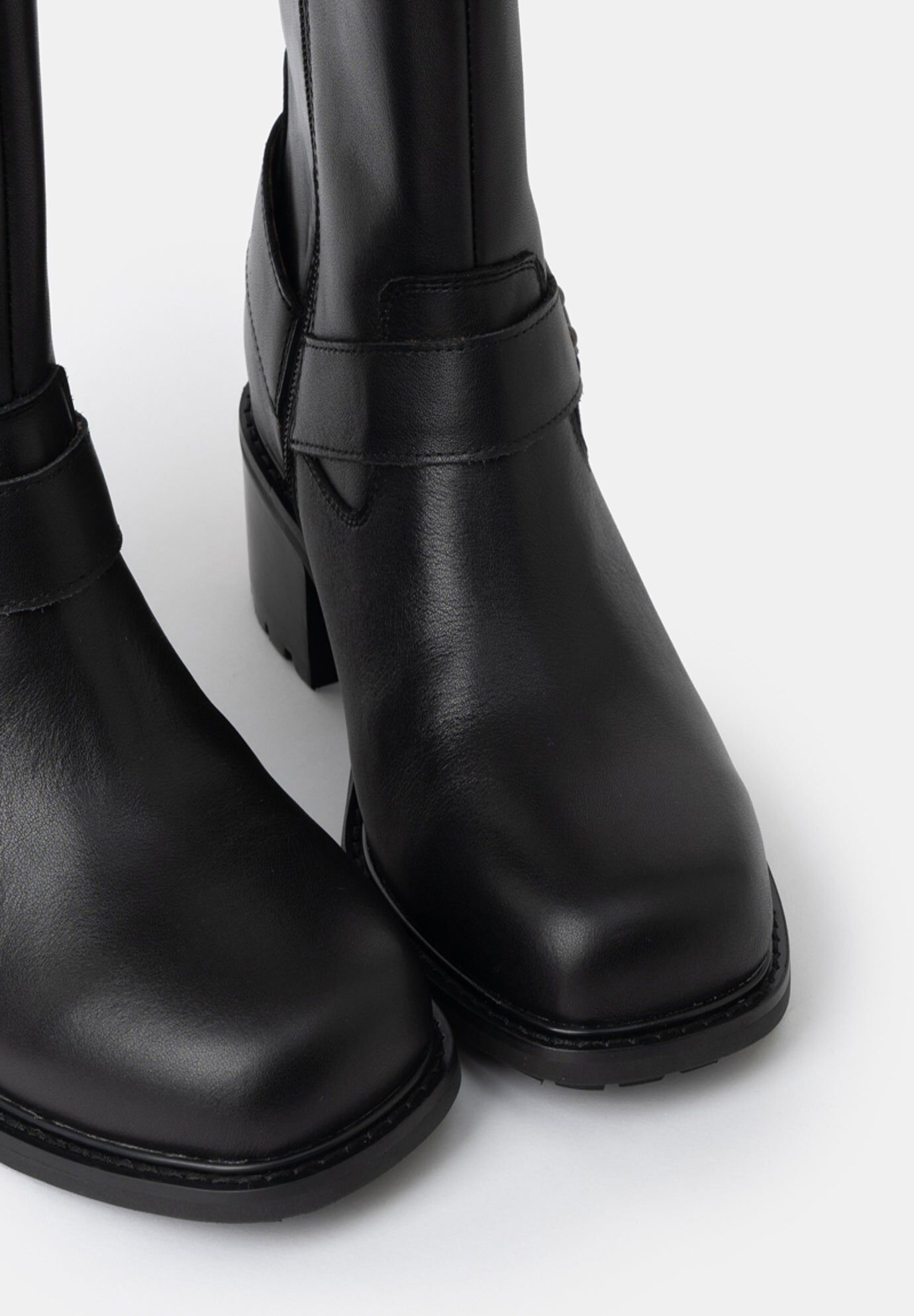 Drifter Moto Boots, Black / Black, alternate image number 3