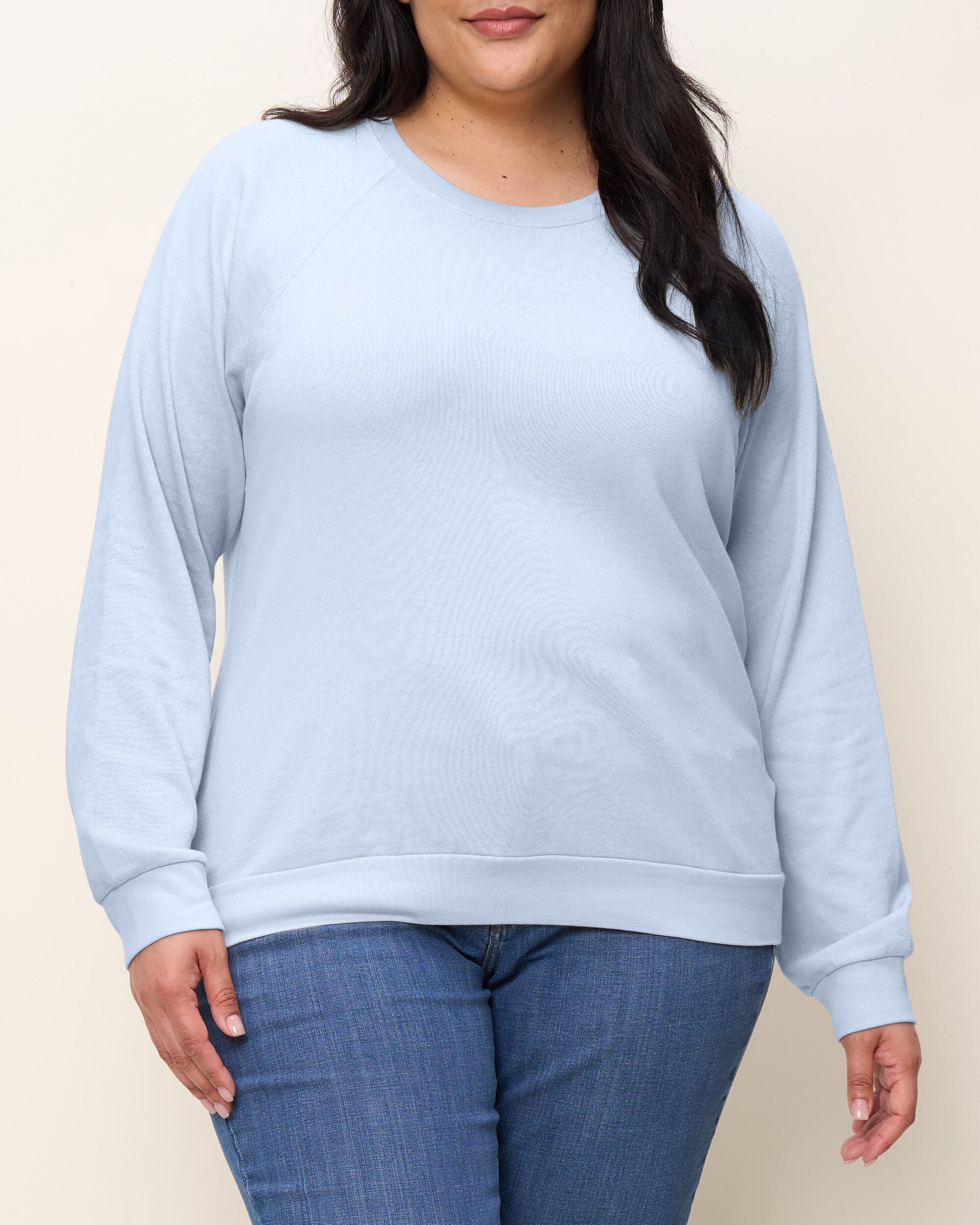 The Raglan Sweatshirt, Sky Blue / Light Blue, hi-res image number 0