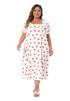 Cherry Ruffle Princess Nightdress