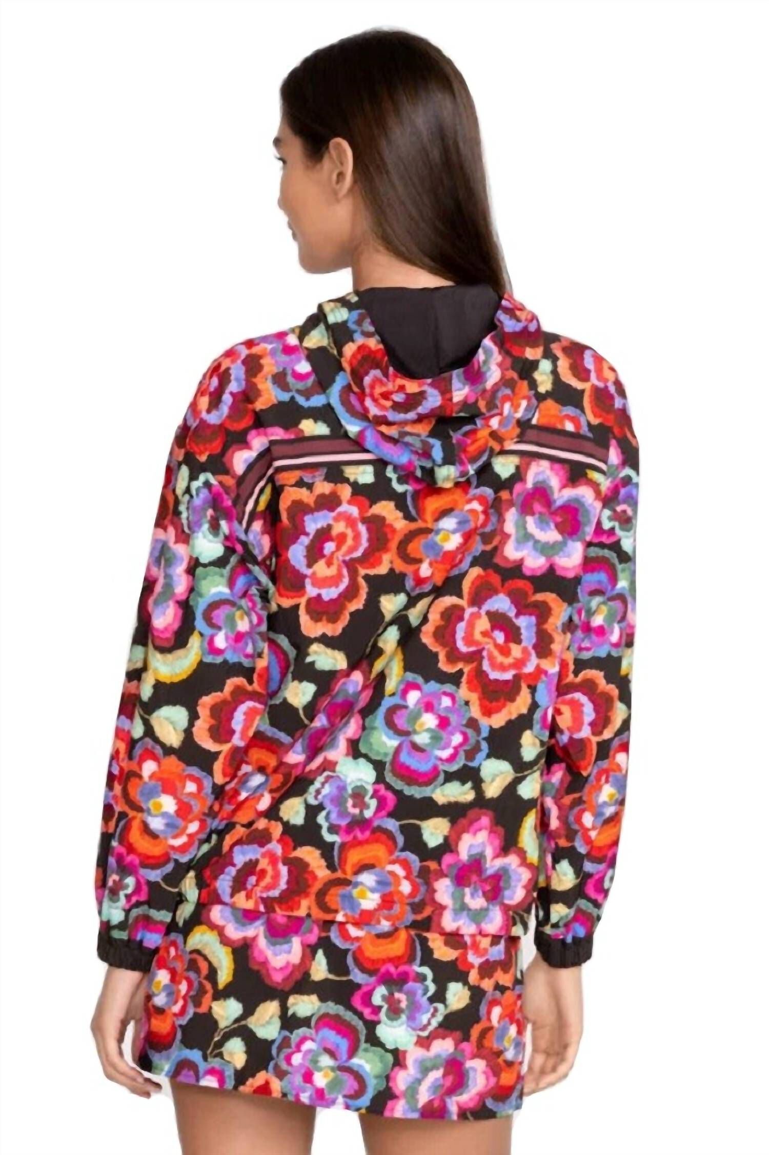 CALANTHE FULL ZIP JACKET IN MULTI, Multi / Black, alternate image number 2