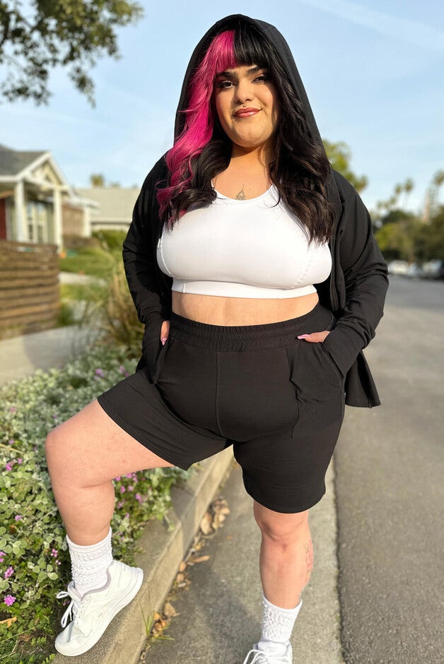 Lounge Pocket Shorts, Black / Black, alternate image number 4