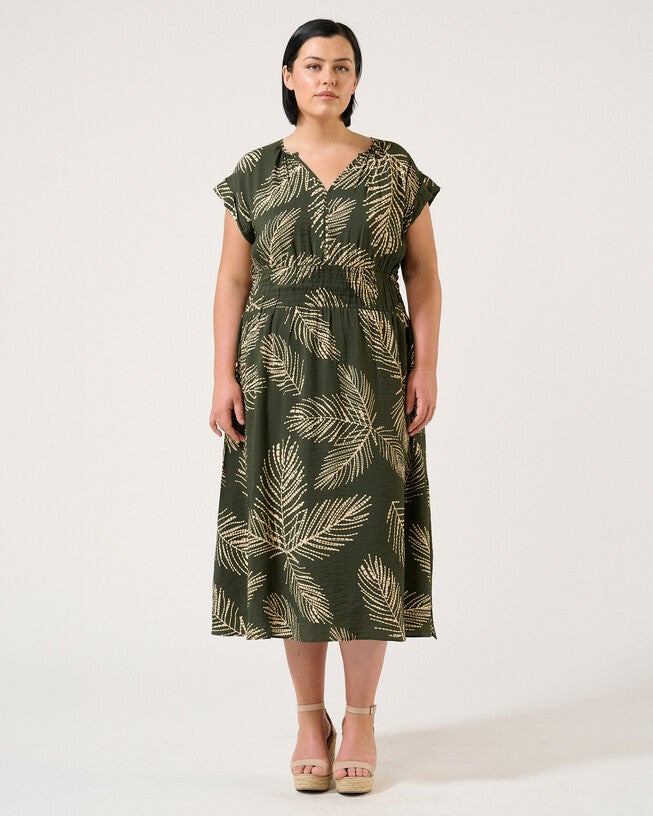 Palmer Dress, Print / Olive Green, hi-res image number 0