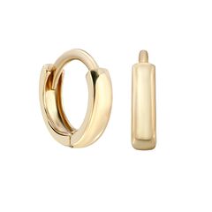 14K Gold Micro Huggies Gold