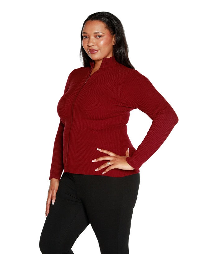 Plus Size Chain Detail Shrug Cardigan Sweater, White / White, alternate image number null