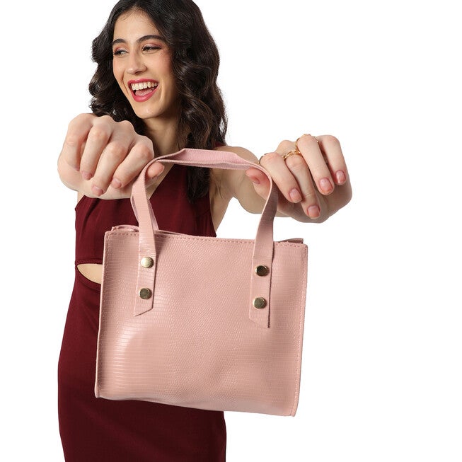 Haute Sauce Women's Minimal Handbag, Pink / Pink, alternate image number 2