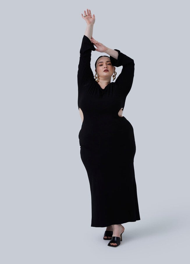 Gabrielle Maxi, BLACK / Black, hi-res image number 0