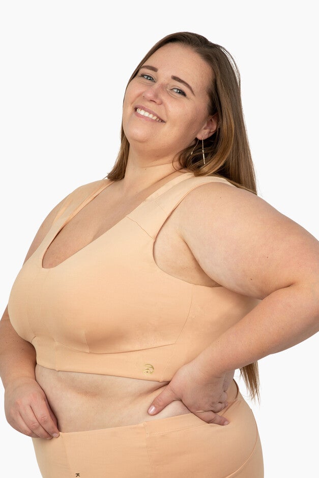 Freedom Bra Midi - Eco Jersey, Milk Tea / Beige, alternate image number null