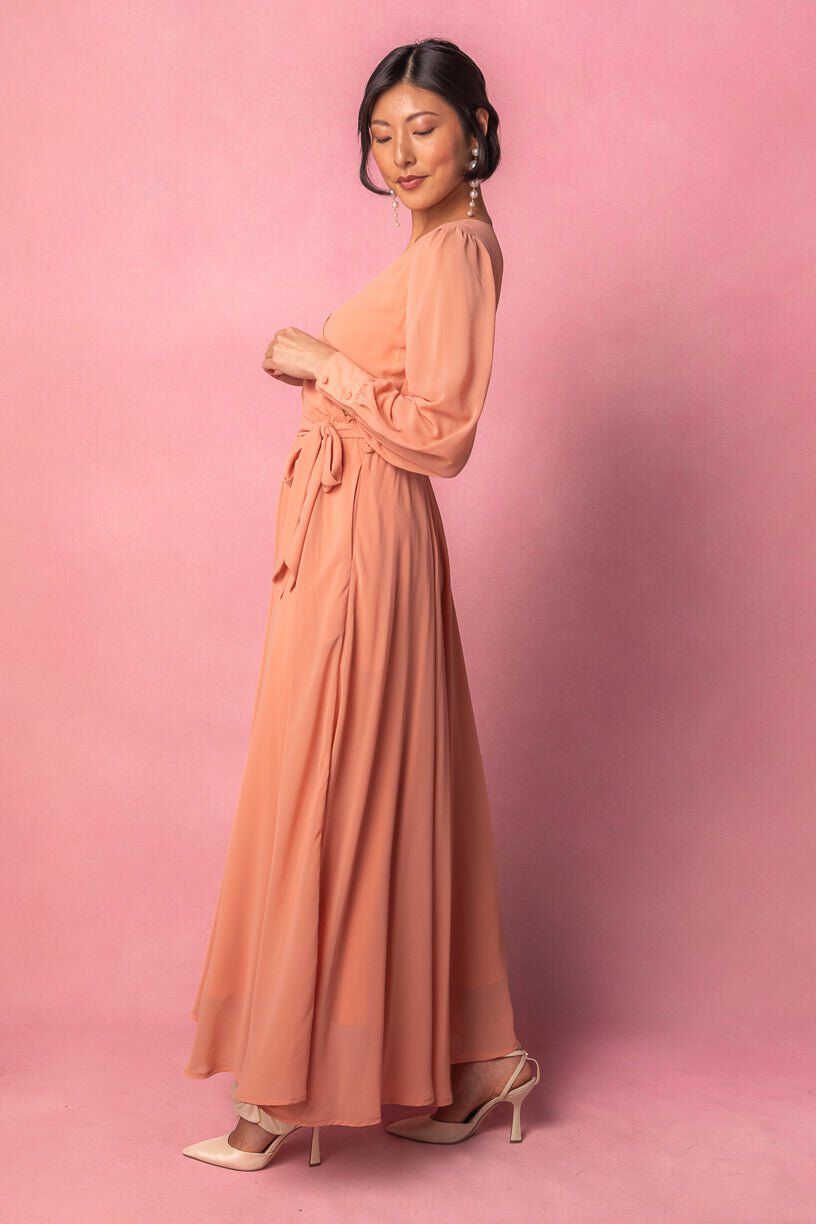 Andie Dress, Apricot Crush / Peach, alternate image number 2