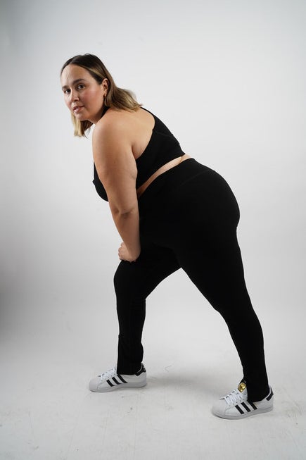 Aspen Sports Bra, Black / Black, alternate image number 2
