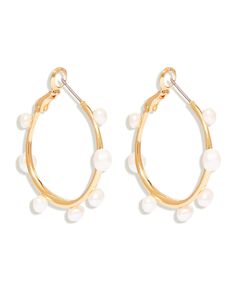 Mini Isla Pearl Hoop