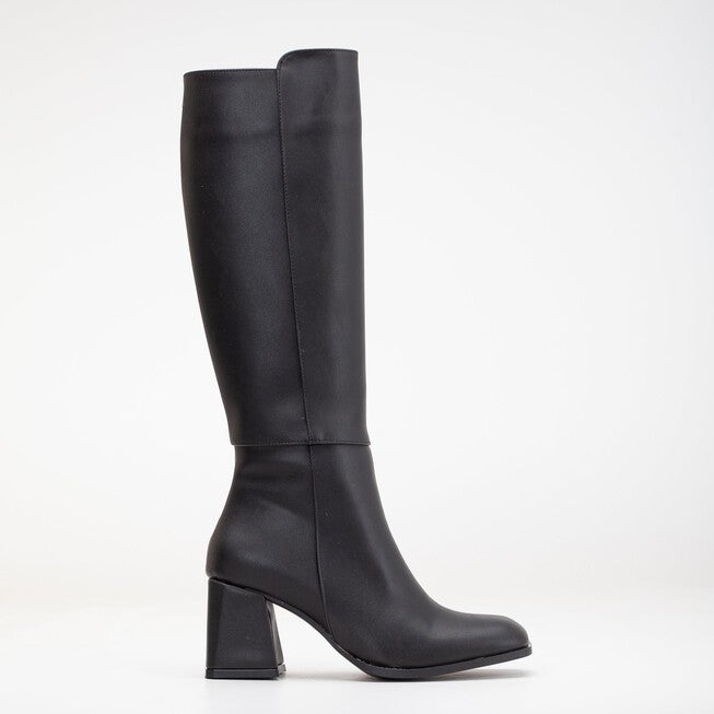 ADELE - BLACK KNEE HIGH BOOTS, BLACK / Black, hi-res image number 0