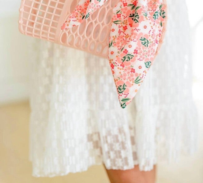 WOMEN'S CASUALLY JELLY TOTE BAG, Pink / Pink, alternate image number null