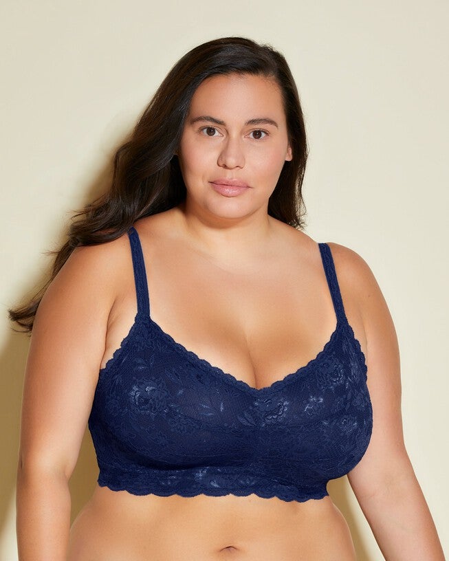 Ultra Curvy Sweetie Bralette, Navy Blue / Navy, hi-res image number 0