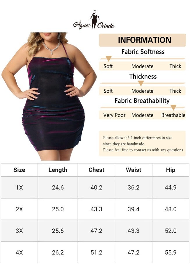 HALTER BODYCON GLITTER SPAGHETTI STRAP MINI DRESS, Blue / Navy, alternate image number 4