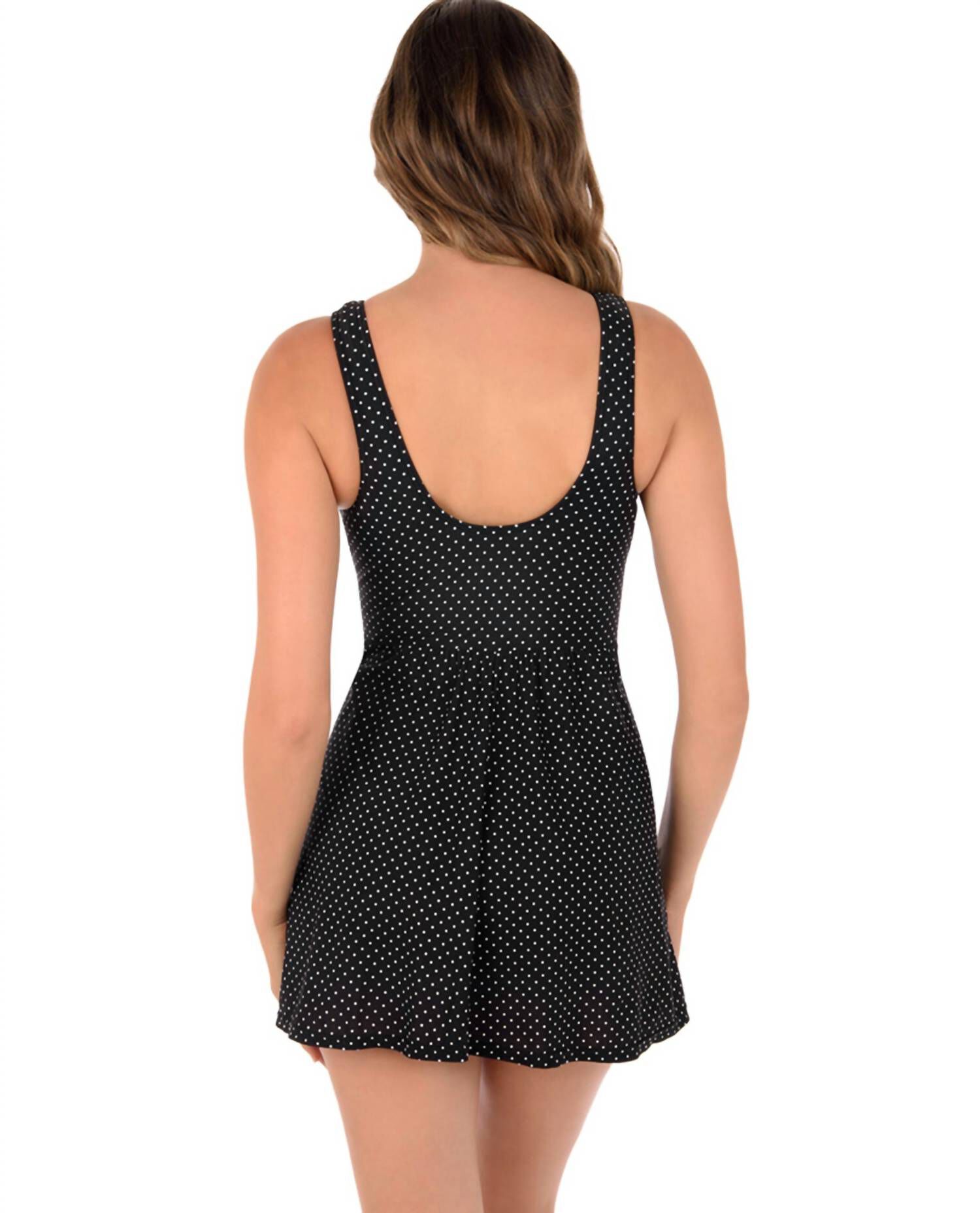 DD-CUP MARAIS KNOT FRONT SWIMDRESS, Pin Point / Black, alternate image number 1