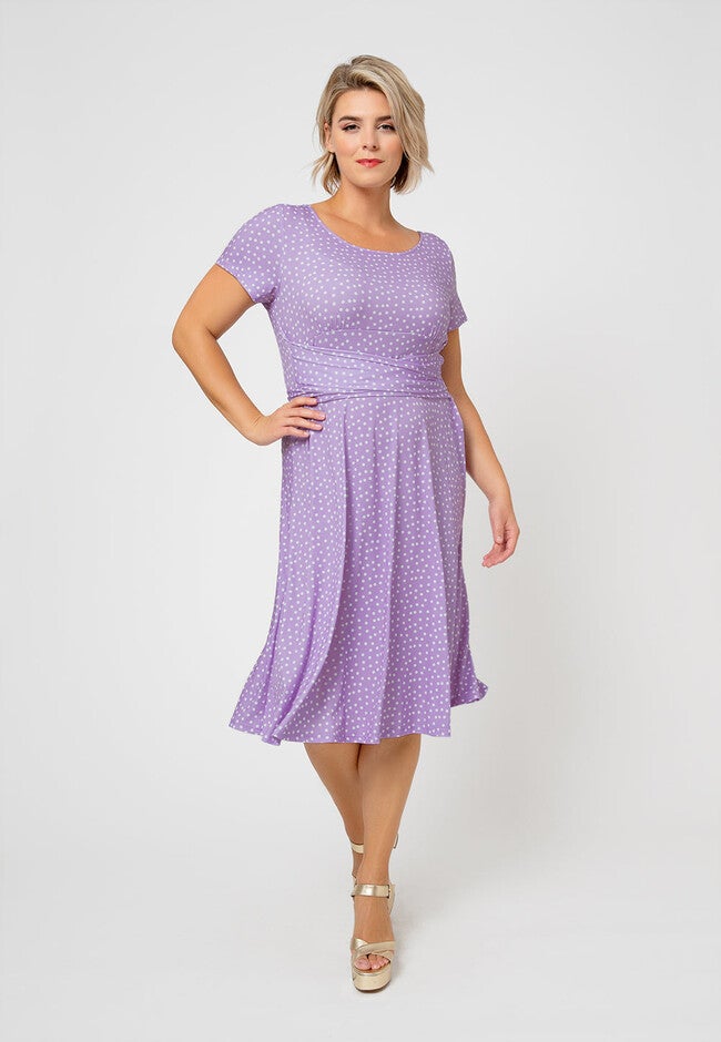 Brittany Dress, Confetti Purple / Lilac, alternate image number null