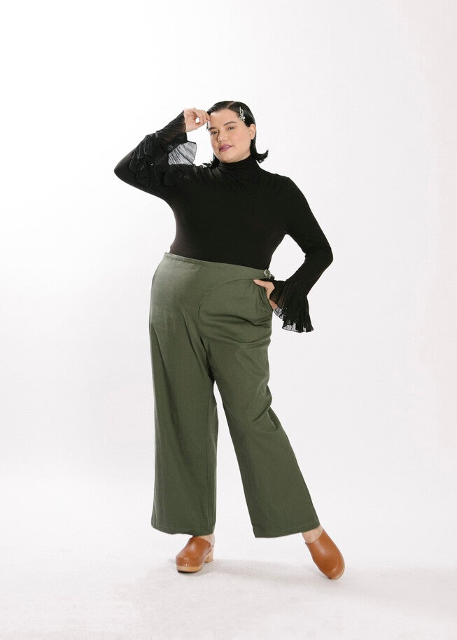 Chiffon Bell Sleeve Top, , alternate image number null