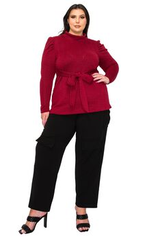 CATRIONA WAIST TIE SWEATER