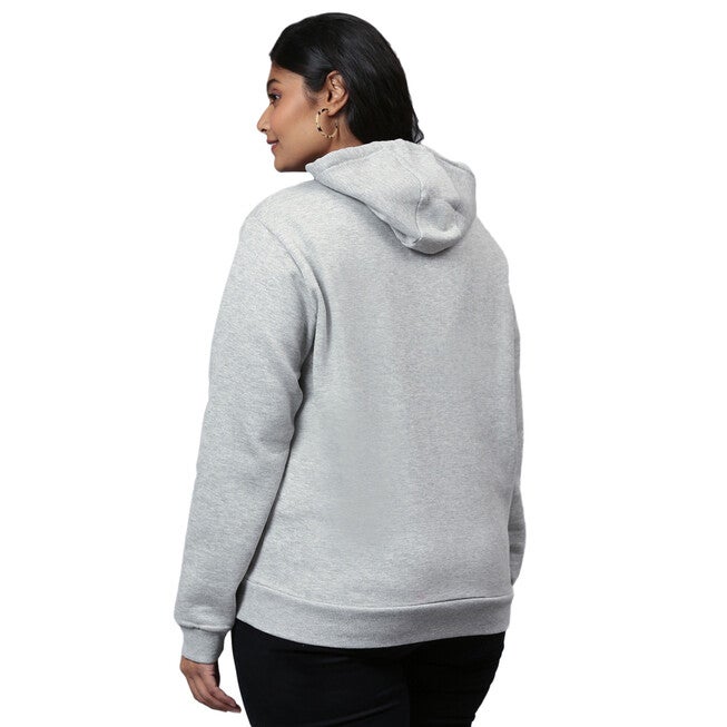 Grey "Boss Babe" Text Printed Sweatshirt, Light Grey / Light Grey, alternate image number 1