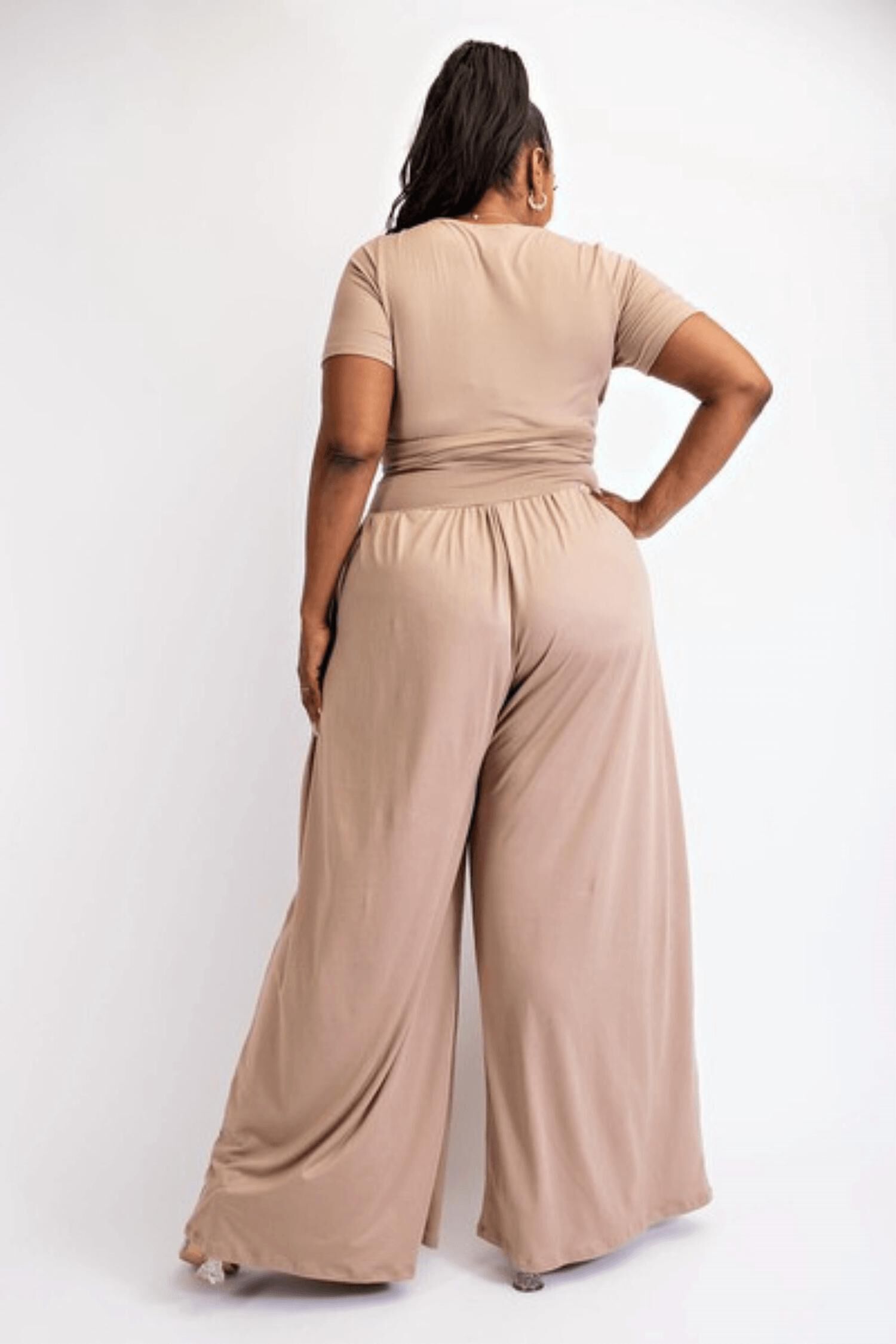 CHARITA TWO PIECE PANTS SET IN MOCHA, , alternate image number 5