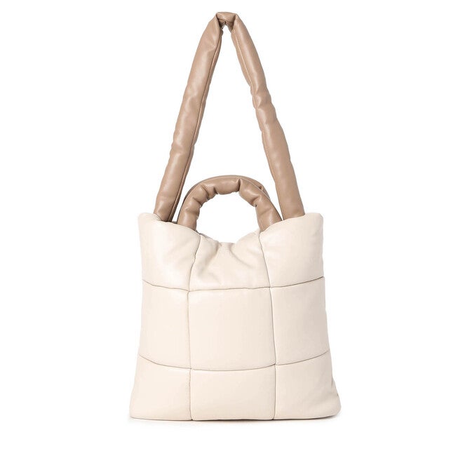 Haute Sauce Women's Puffer Shoulder Bag, White / White, alternate image number 3