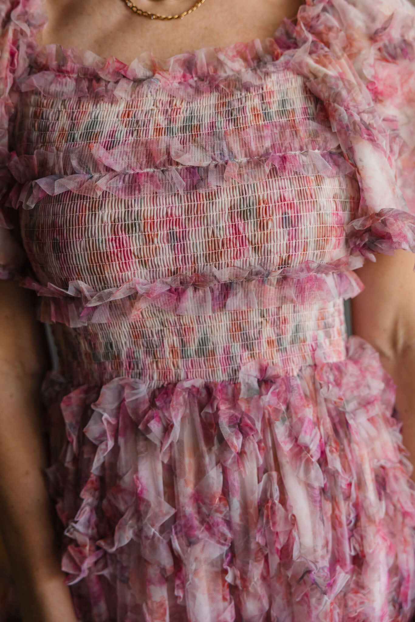 Florentina Dress, Alluring Floral / Pink, alternate image number 3