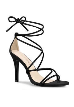 Strappy Heels Lace Up Stiletto Heel Sandals