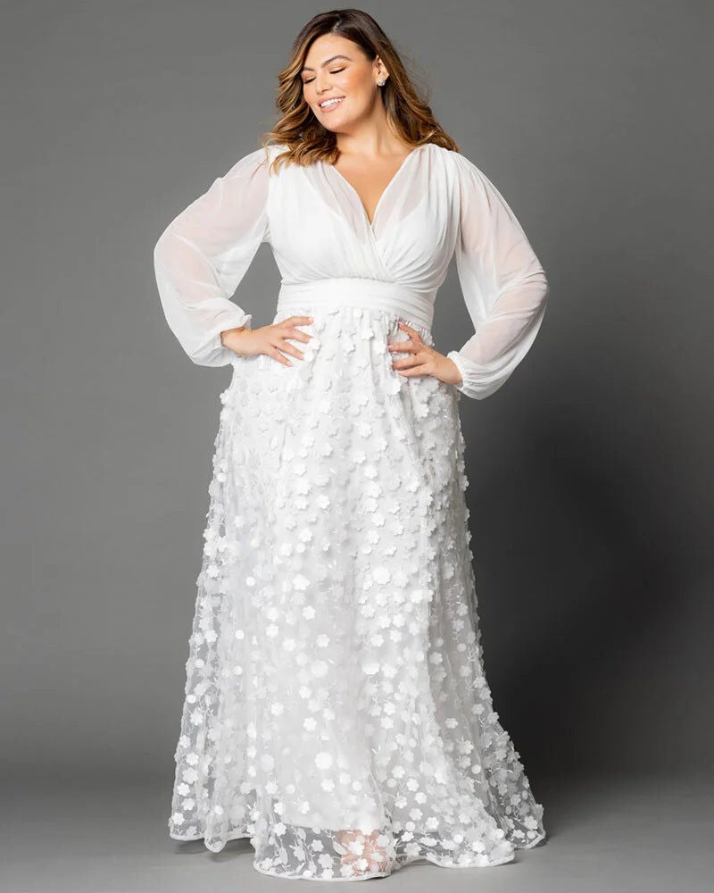 Kelsey Long Sleeve Maxi Dress | OneStopPlus