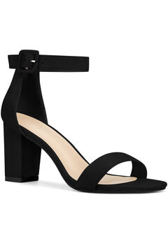 Ankle Strap Open Toe Chunky High Heels Sandals