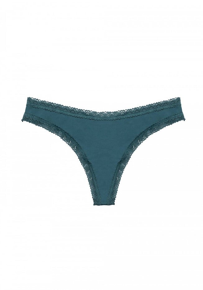WOMEN'S PRETTY LITTLE PANTY THONG TANGA IN OCEAN, Ocean / Royal Blue, hi-res image number null