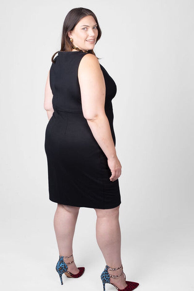 Adele Sheath Dress Black, , alternate image number null