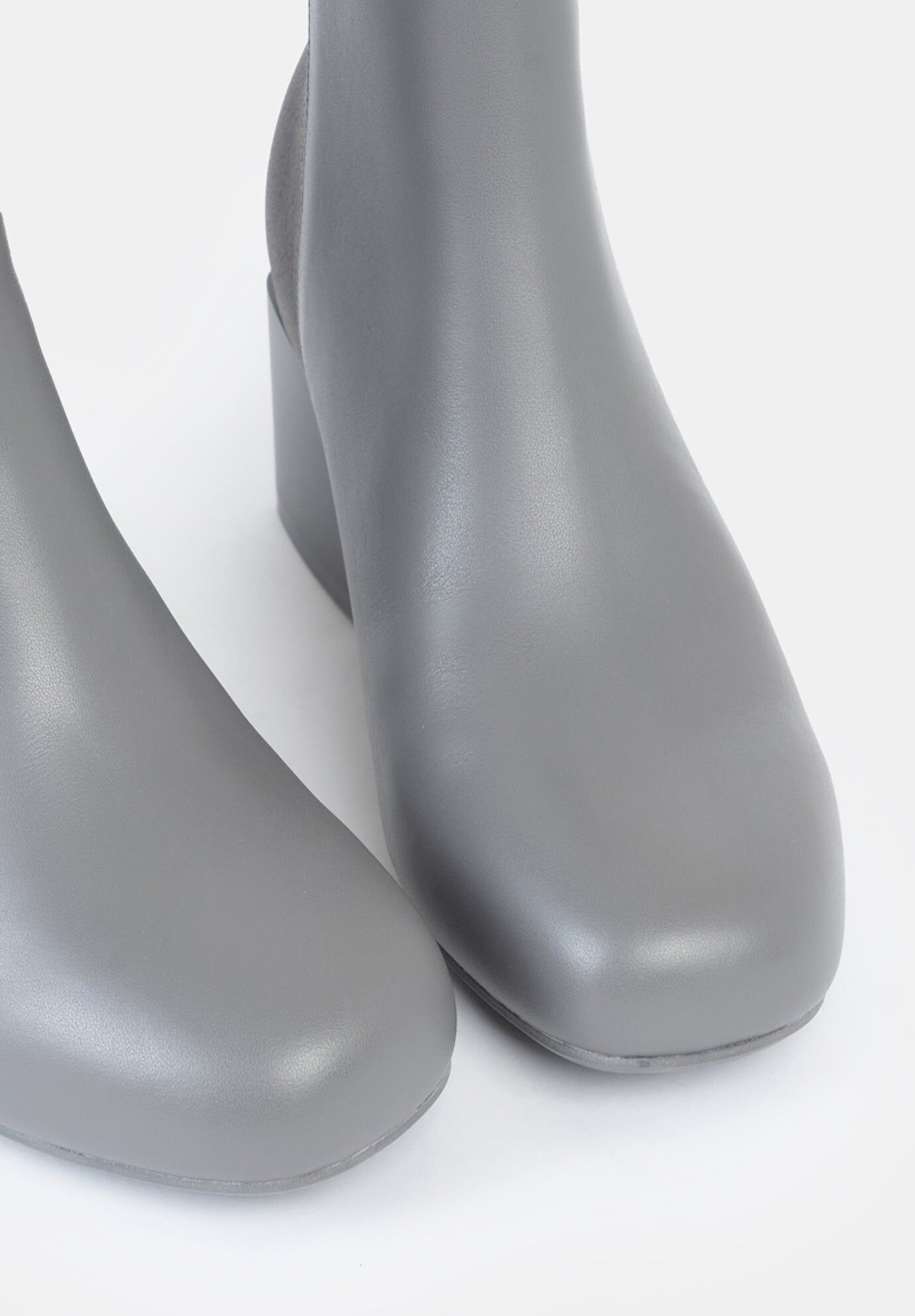 Jackie Half Stretch Heel Bootie, Gray / Cool Gray, alternate image number 2